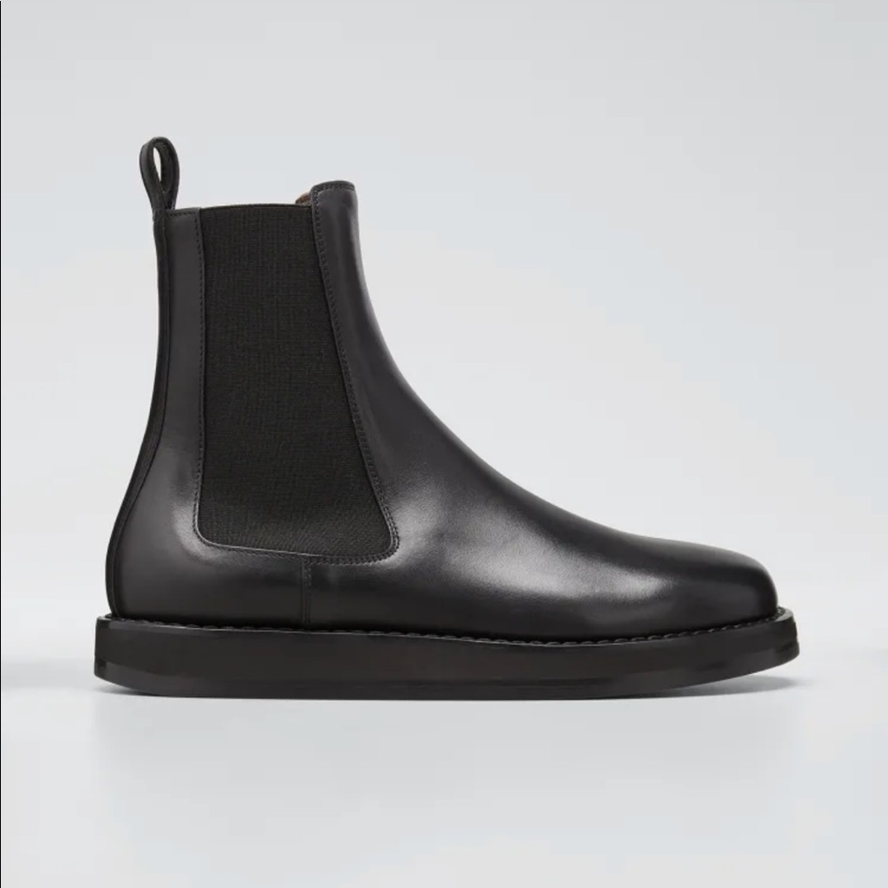 The Row Gaia Calf Leather Boots Sz.7.5